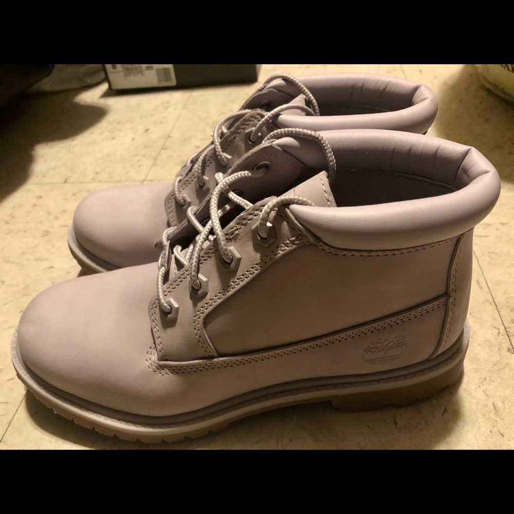 Purple Womenโs Timberland Boots - Picture 3 of 4